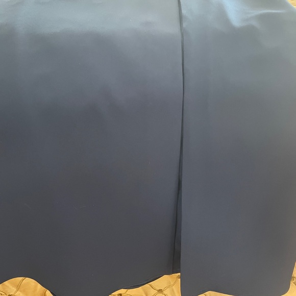 GIA FRANCO - 12921 EMBELLISHED BATEAU TRUMPET DRESS WITH SLIT - Navy Size 16 - Picture 12 of 16